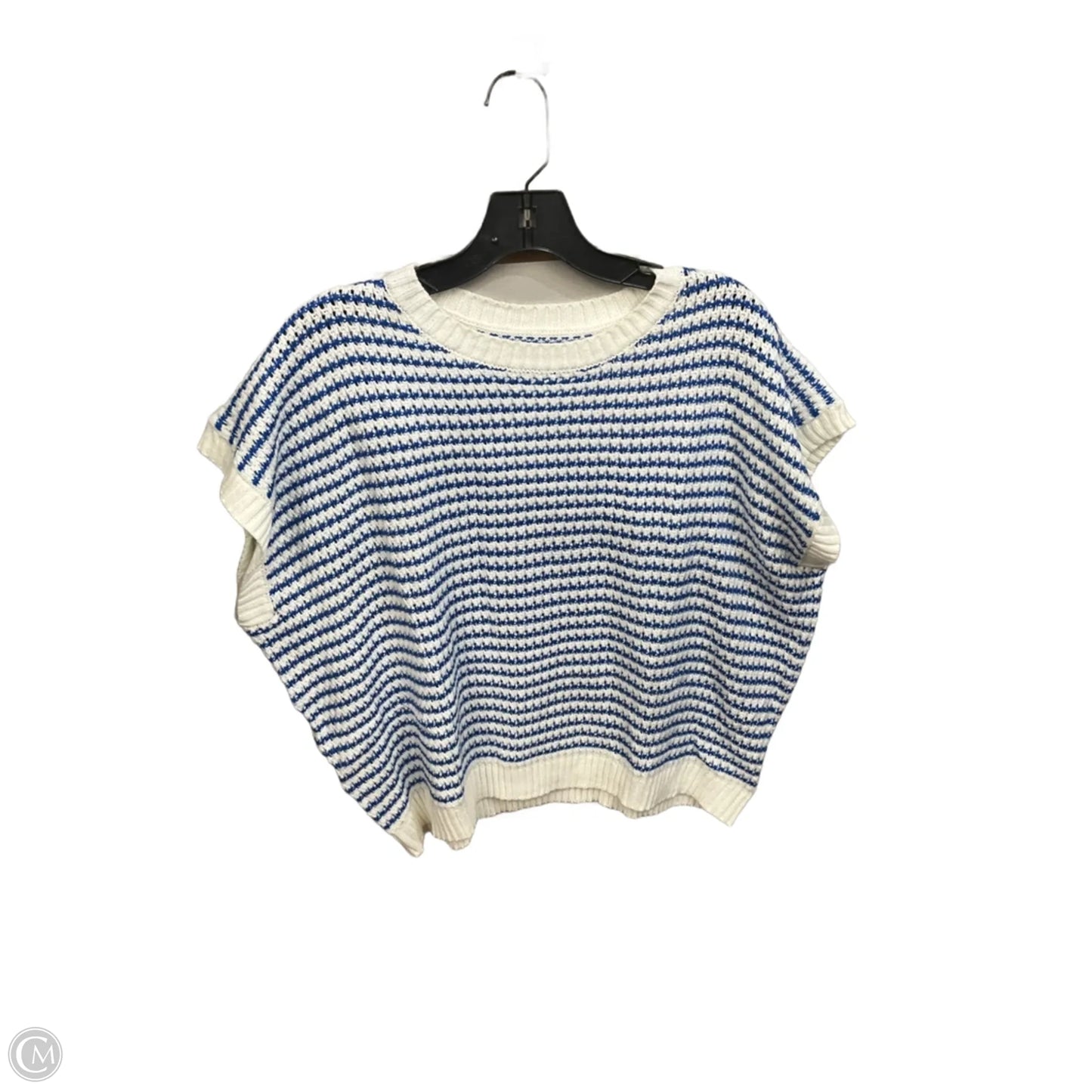 Vest Sweater By Clothes Mentor In Striped Pattern, Size: S