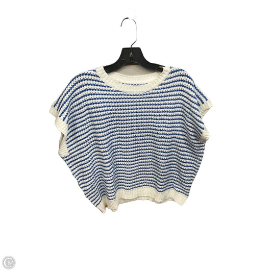 Vest Sweater By Clothes Mentor In Striped Pattern, Size: S