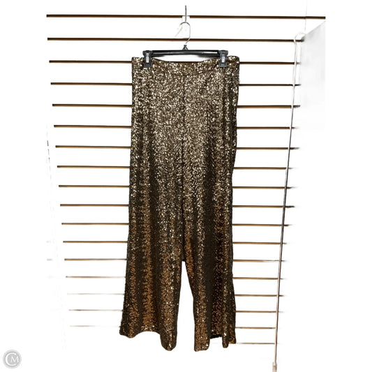 Pants Wide Leg By Banana Republic In Gold, Size: 8