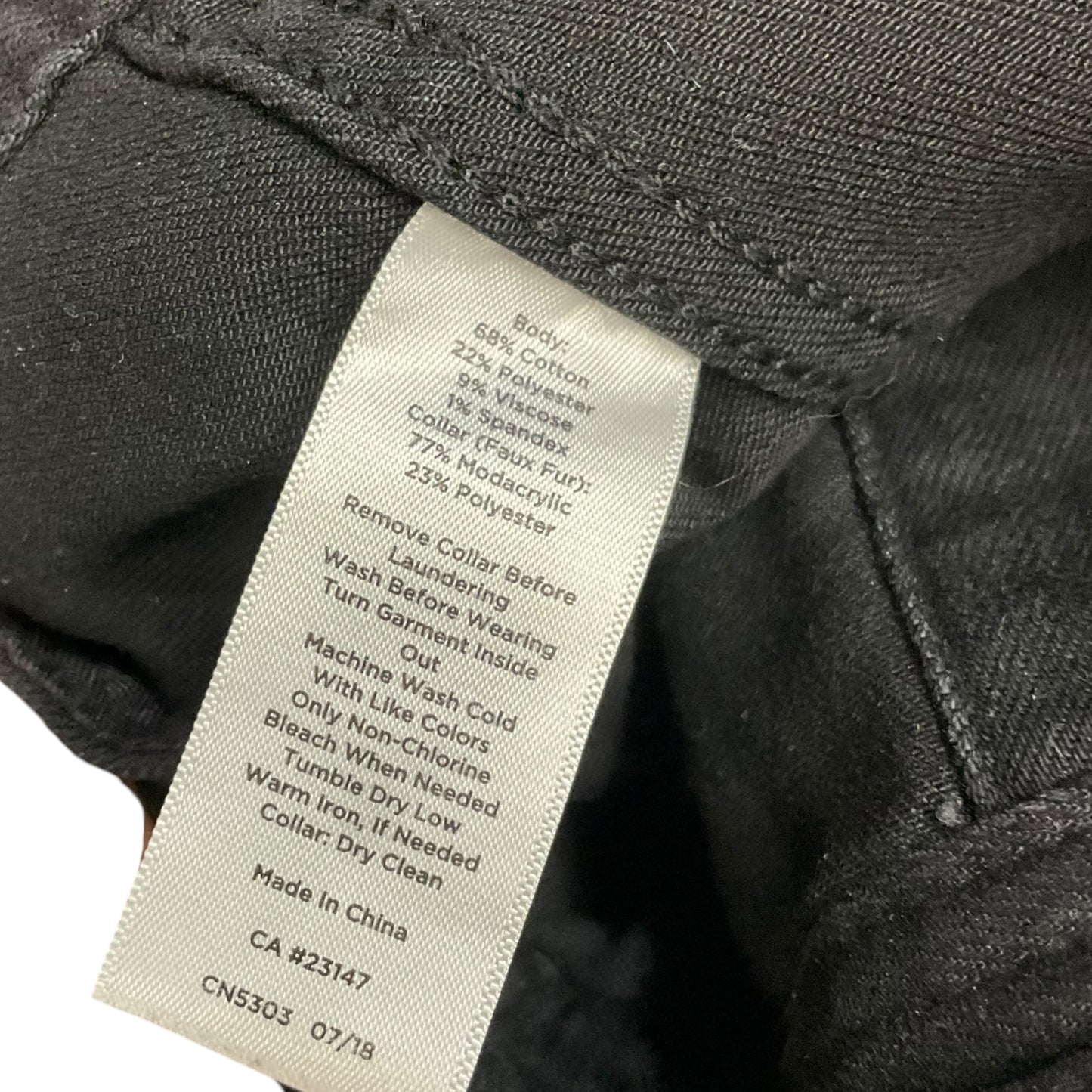 Jacket Other By Talbots In Black, Size: S