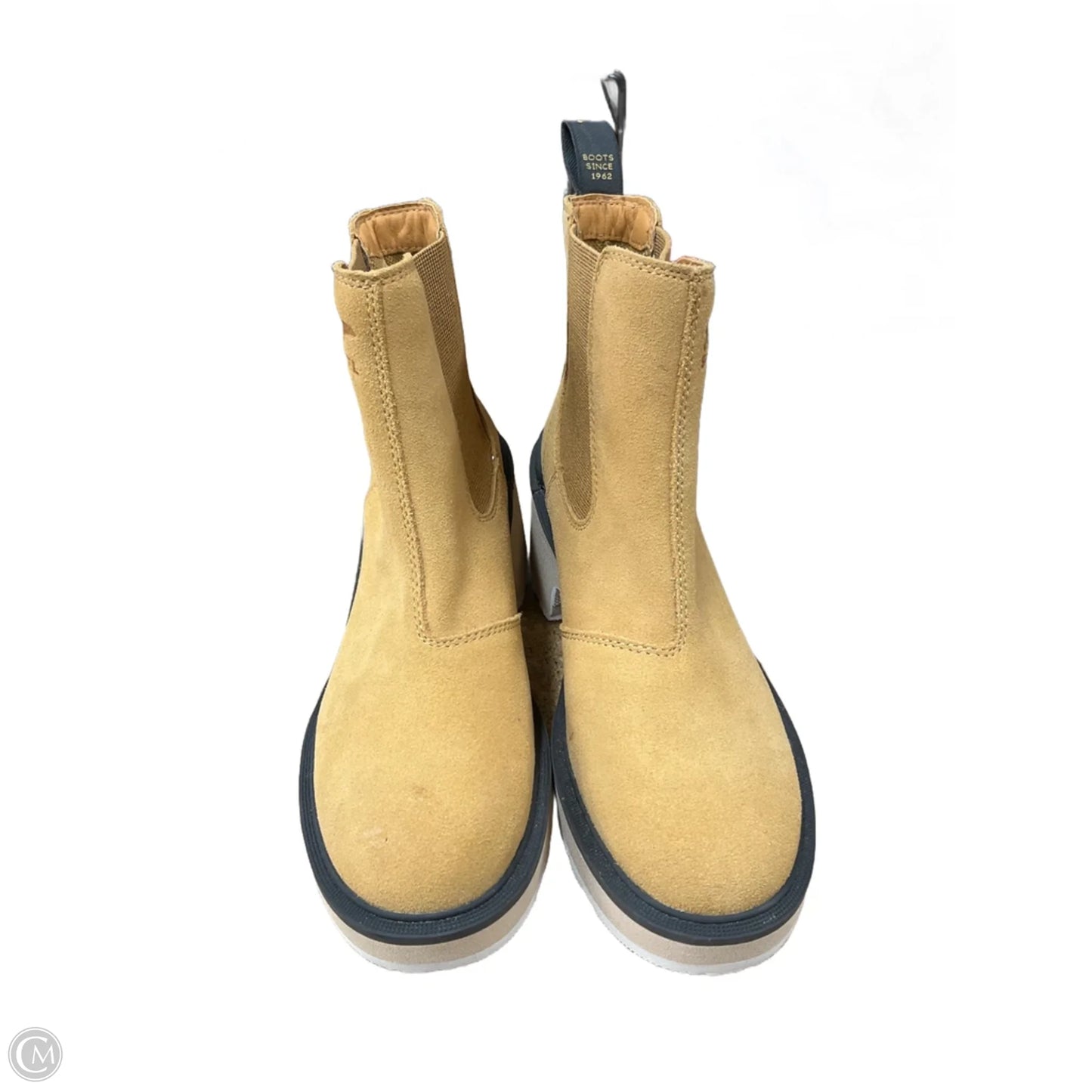 Boots Ankle Heels By Sorel In Tan, Size: 7.5