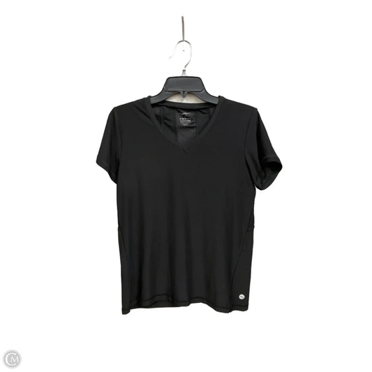Athletic Top Short Sleeve By Gottex In Black, Size: M