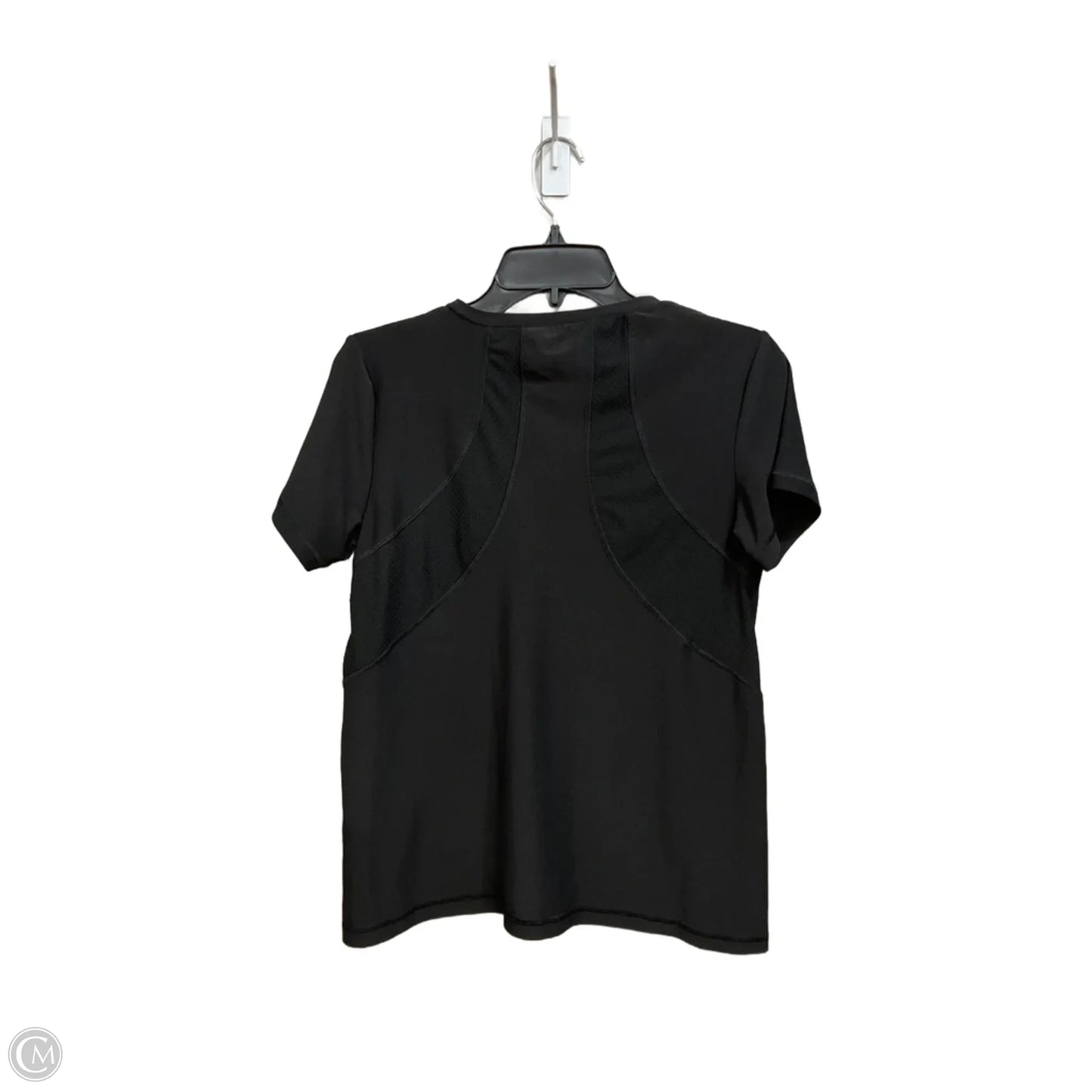 Athletic Top Short Sleeve By Gottex In Black, Size: M