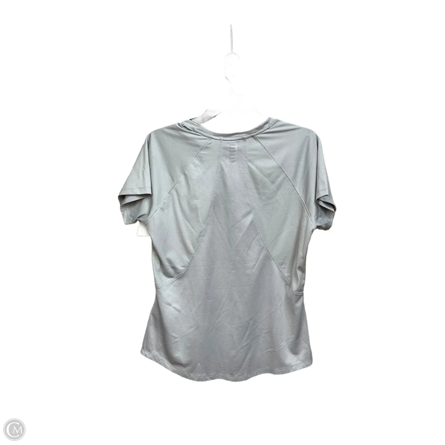 Athletic Top Short Sleeve By Under Armour In Grey, Size: L