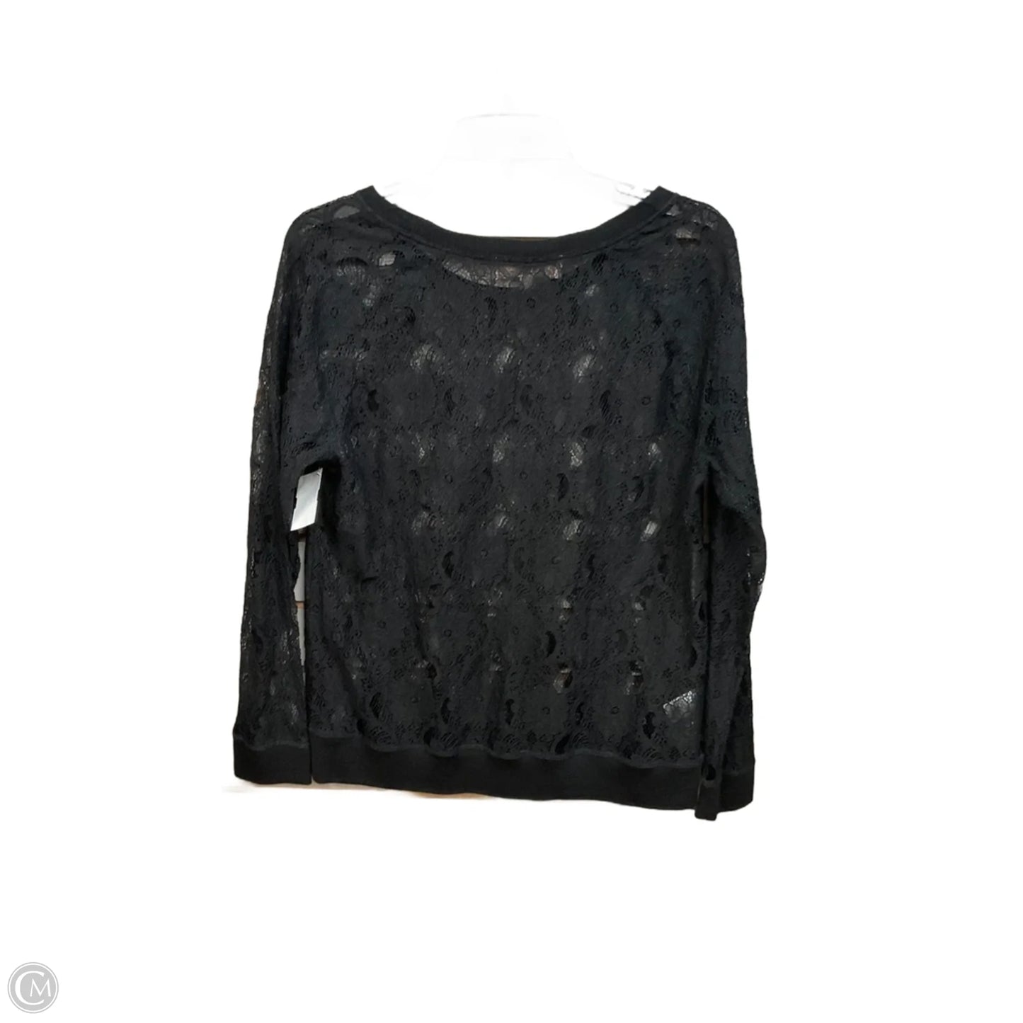 Top Long Sleeve By Loft In Black, Size: M