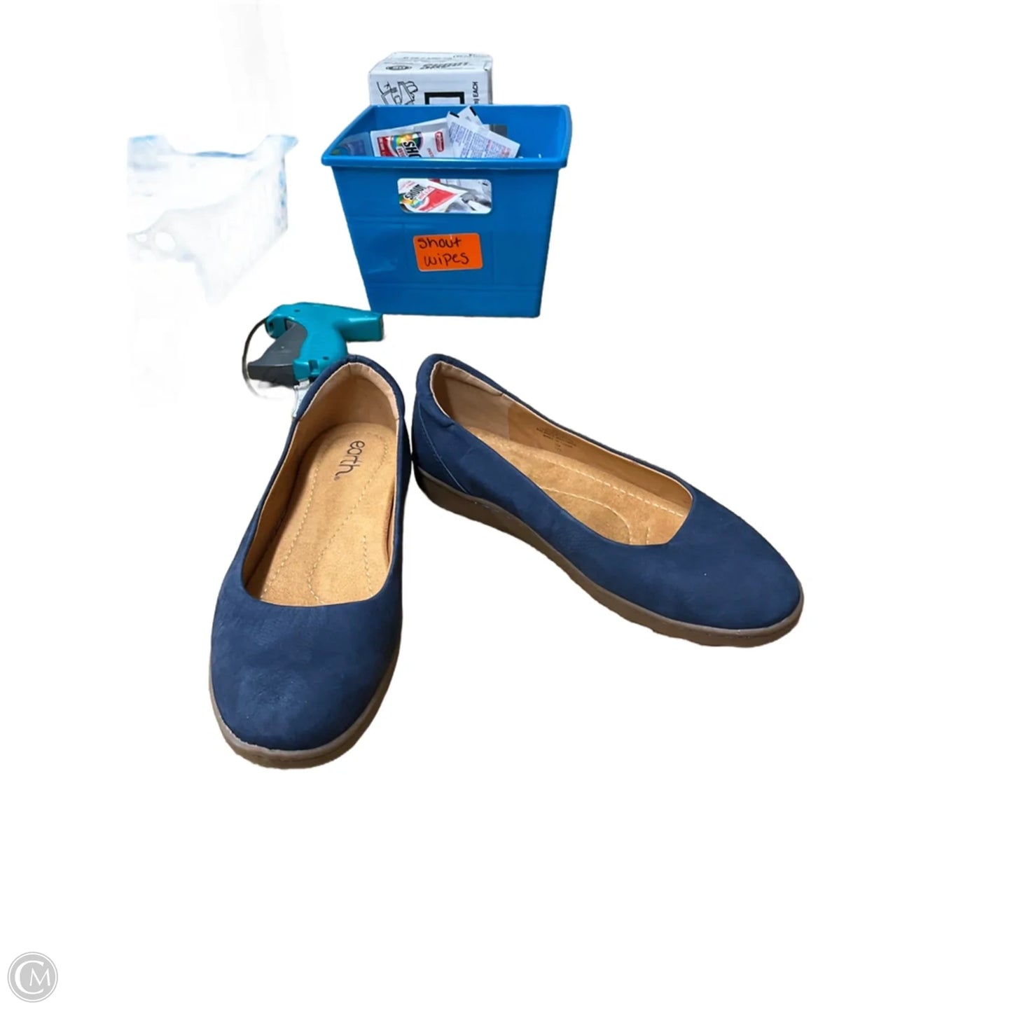 Shoes Flats By Earth In Blue, Size: 8