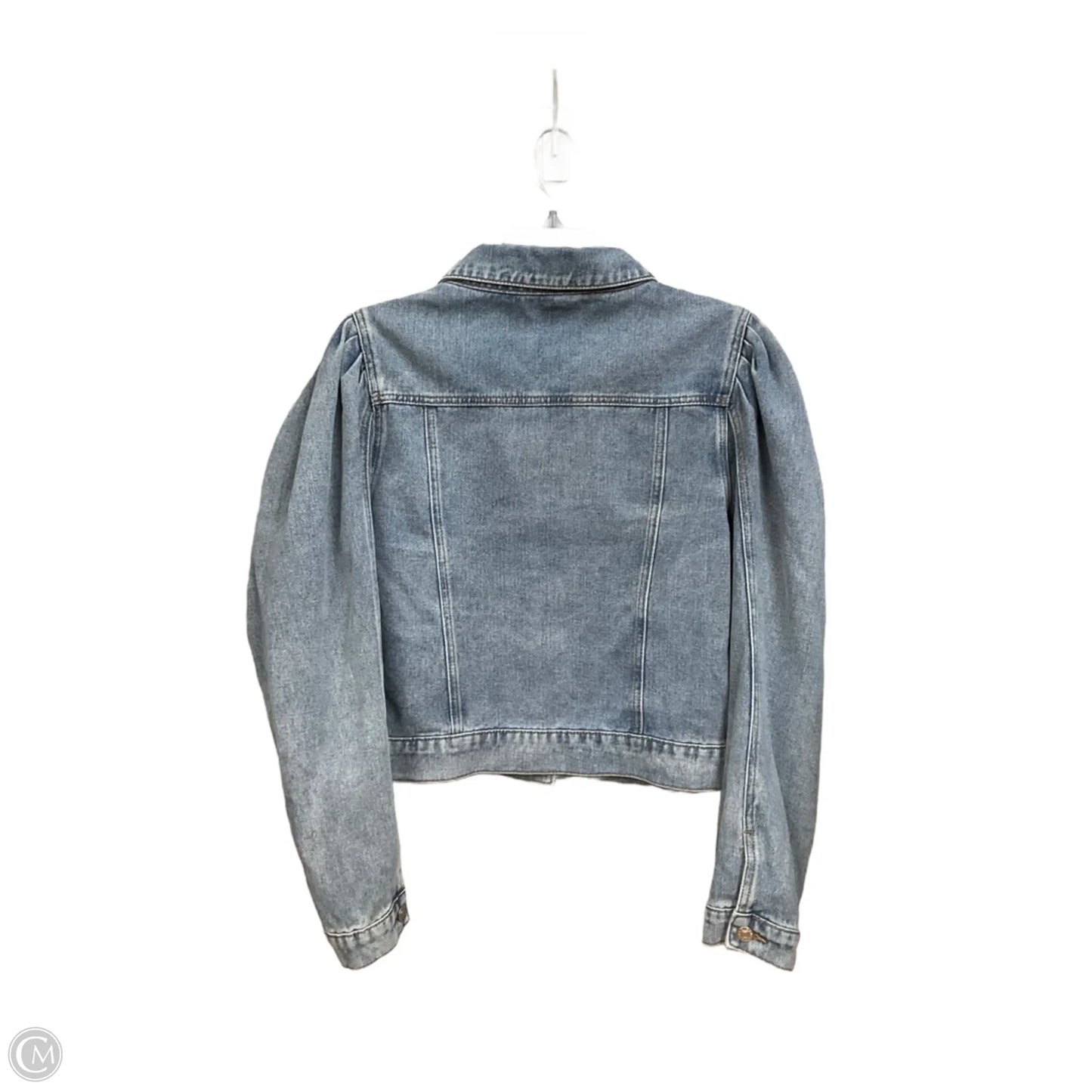 Jacket Denim By Lea & Viola In Blue Denim, Size: L