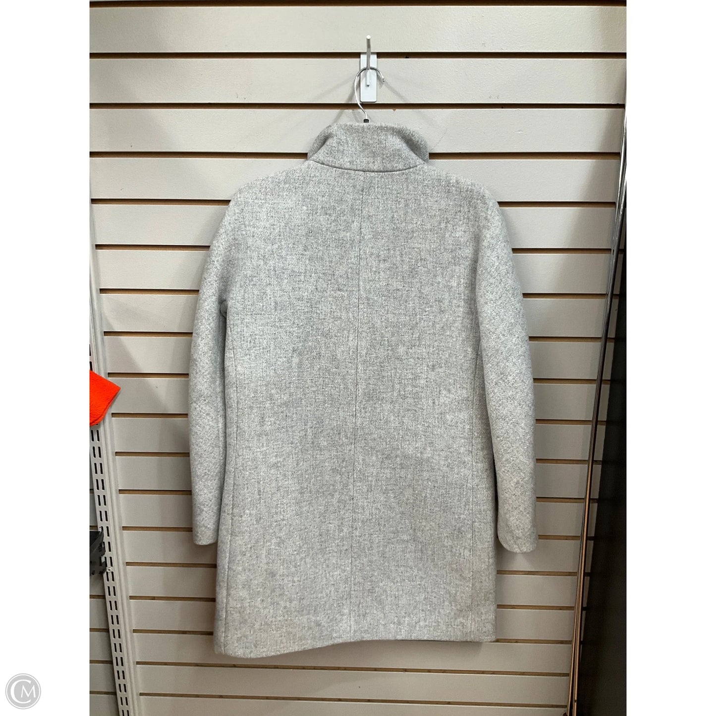 Coat Wool By J. Crew In Grey, Size: Xs