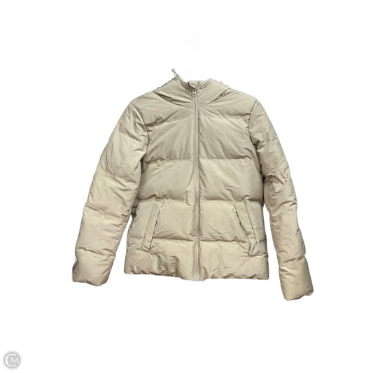 Coat Puffer & Quilted By Cole-haan In Tan, Size: Xs