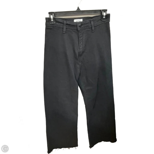 Jeans Wide Leg By Pistola In Black Denim, Size: 4