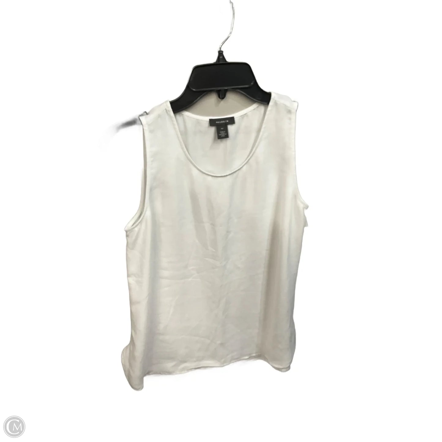 Top Sleeveless Basic By Halogen In White, Size: Xs