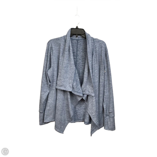 Cardigan By Nike Apparel In Blue, Size: L