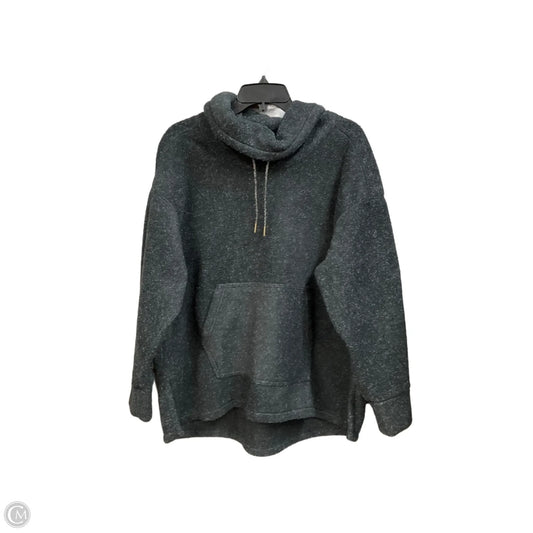 Athletic Sweatshirt Collar By Nike Apparel In Black & White, Size: M