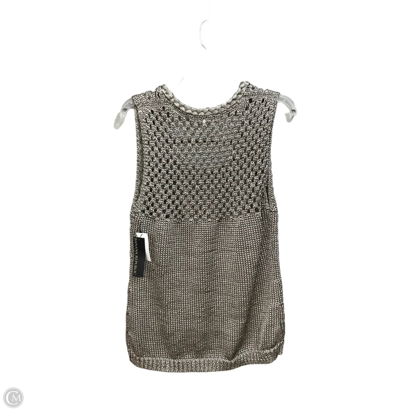 Top Long Sleeve By Banana Republic In Taupe, Size: L