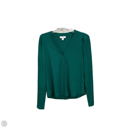 Top Long Sleeve By On 34th In Green, Size: M