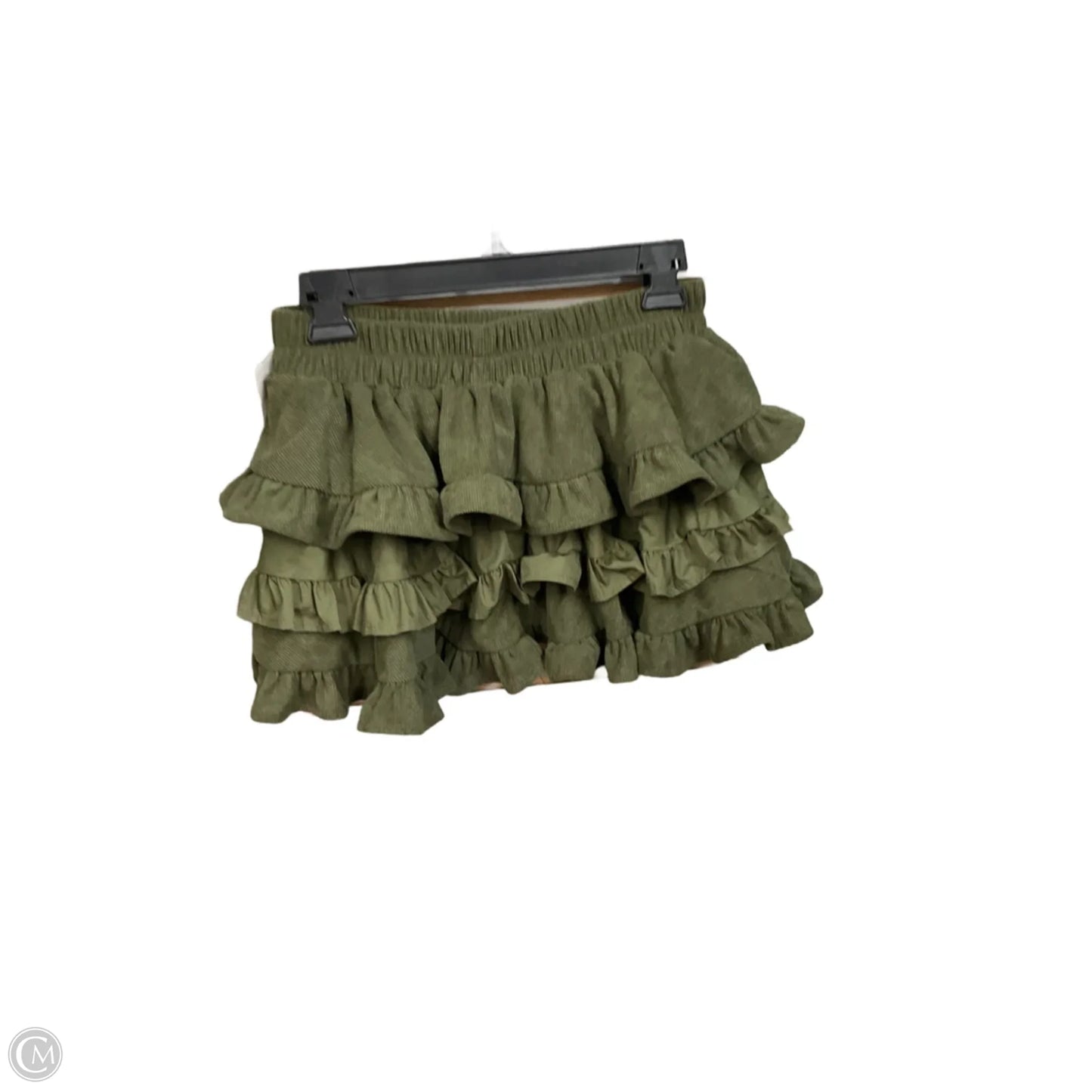 Skirt Mini & Short By Pretty Little Thing In Green, Size: 10
