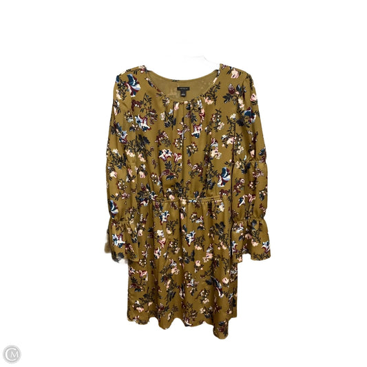Dress Casual Short By Ann Taylor In Floral Print, Size: L