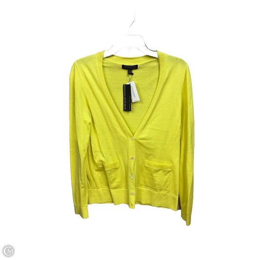 Cardigan By Banana Republic In Yellow, Size: M