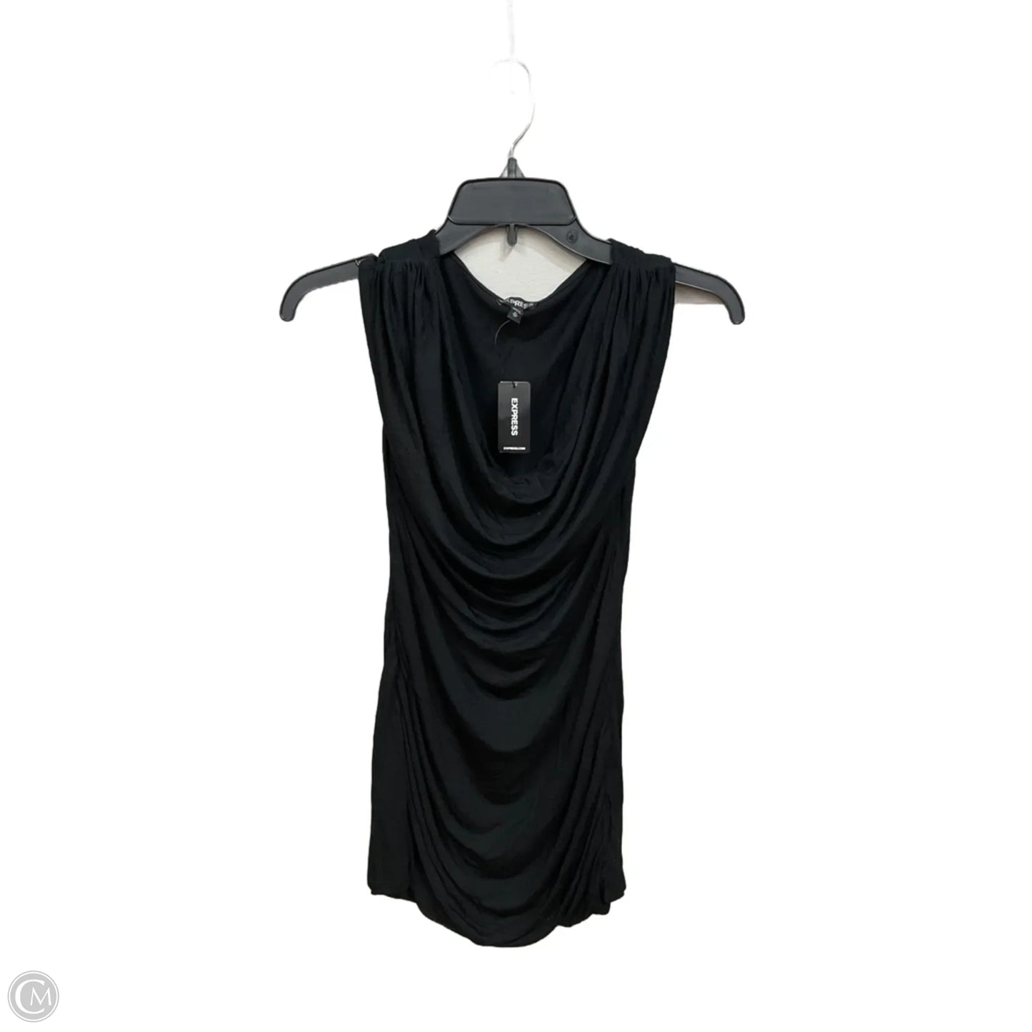 Top Sleeveless By Express In Black, Size: Xs