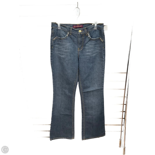 Jeans Straight By Gloria Vanderbilt In Blue Denim, Size: 8