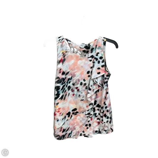 Top Sleeveless By Apt 9 In Animal Print, Size: Xs