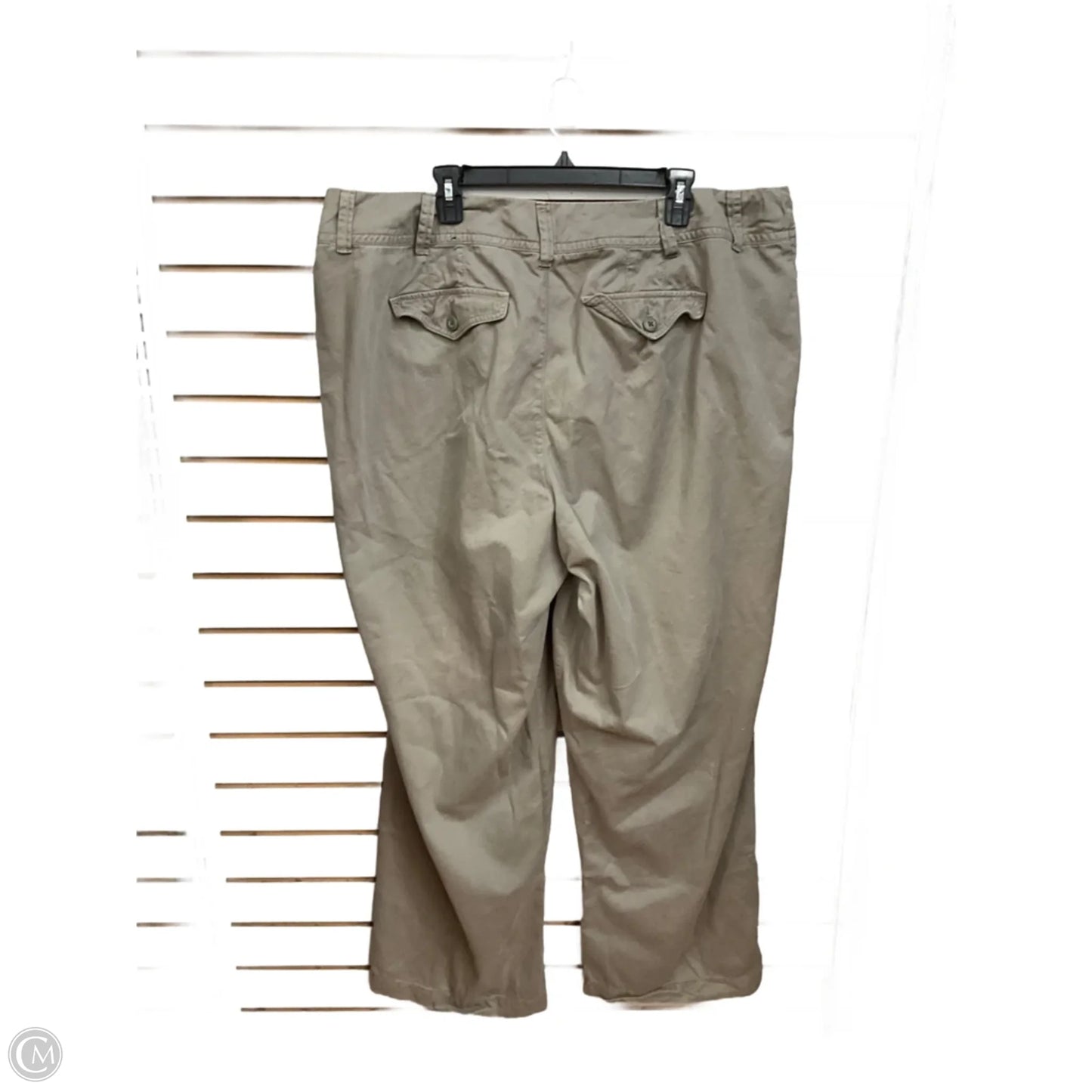 Pants Wide Leg By Lane Bryant In Green, Size: 22