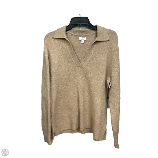 Top Long Sleeve By J. Crew In Tan, Size: S