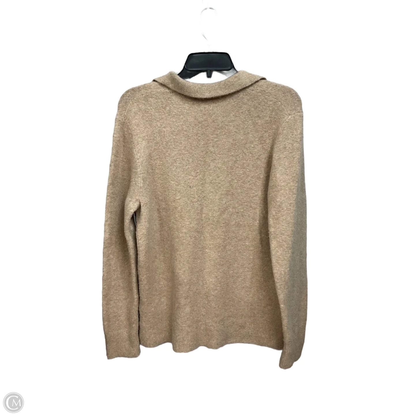 Top Long Sleeve By J. Crew In Tan, Size: S