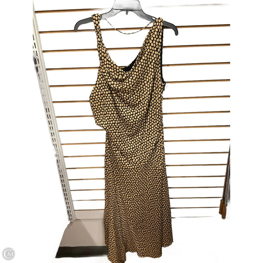 Dress Casual Maxi By Banana Republic In Polkadot Pattern, Size: L