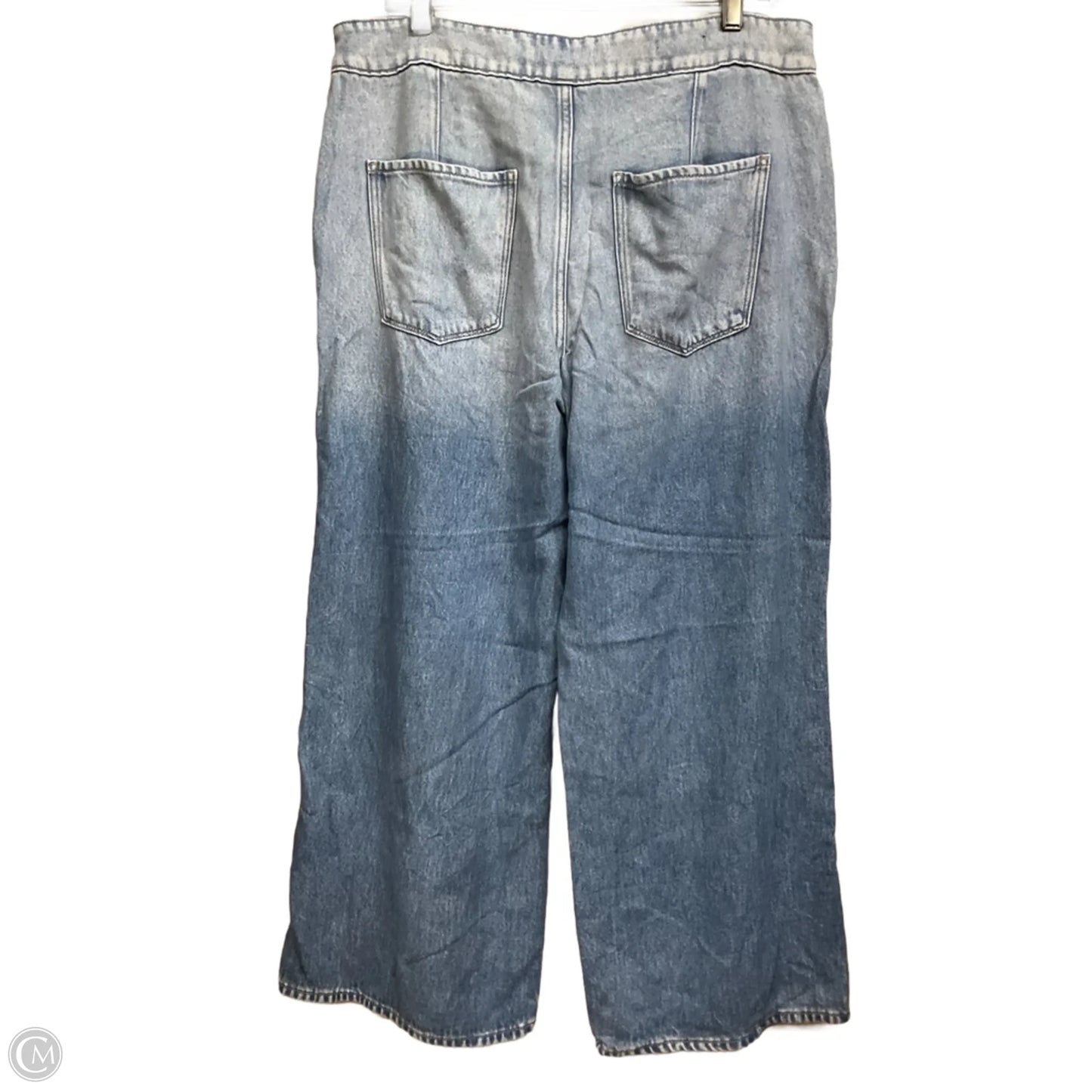 Jeans Wide Leg By White House Black Market In Blue Denim, Size: 14