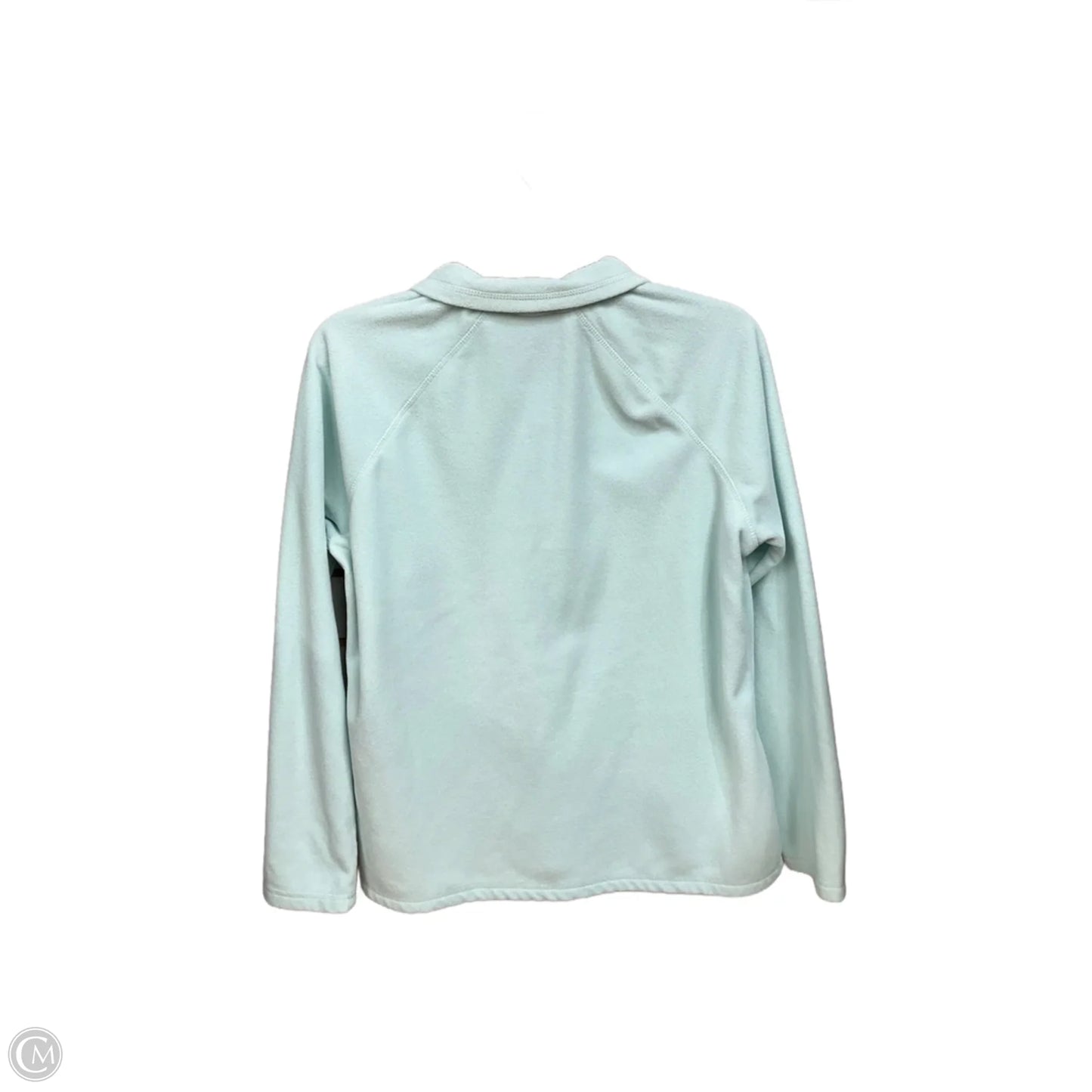 Top Long Sleeve By Eddie Bauer In Aqua, Size: Lp