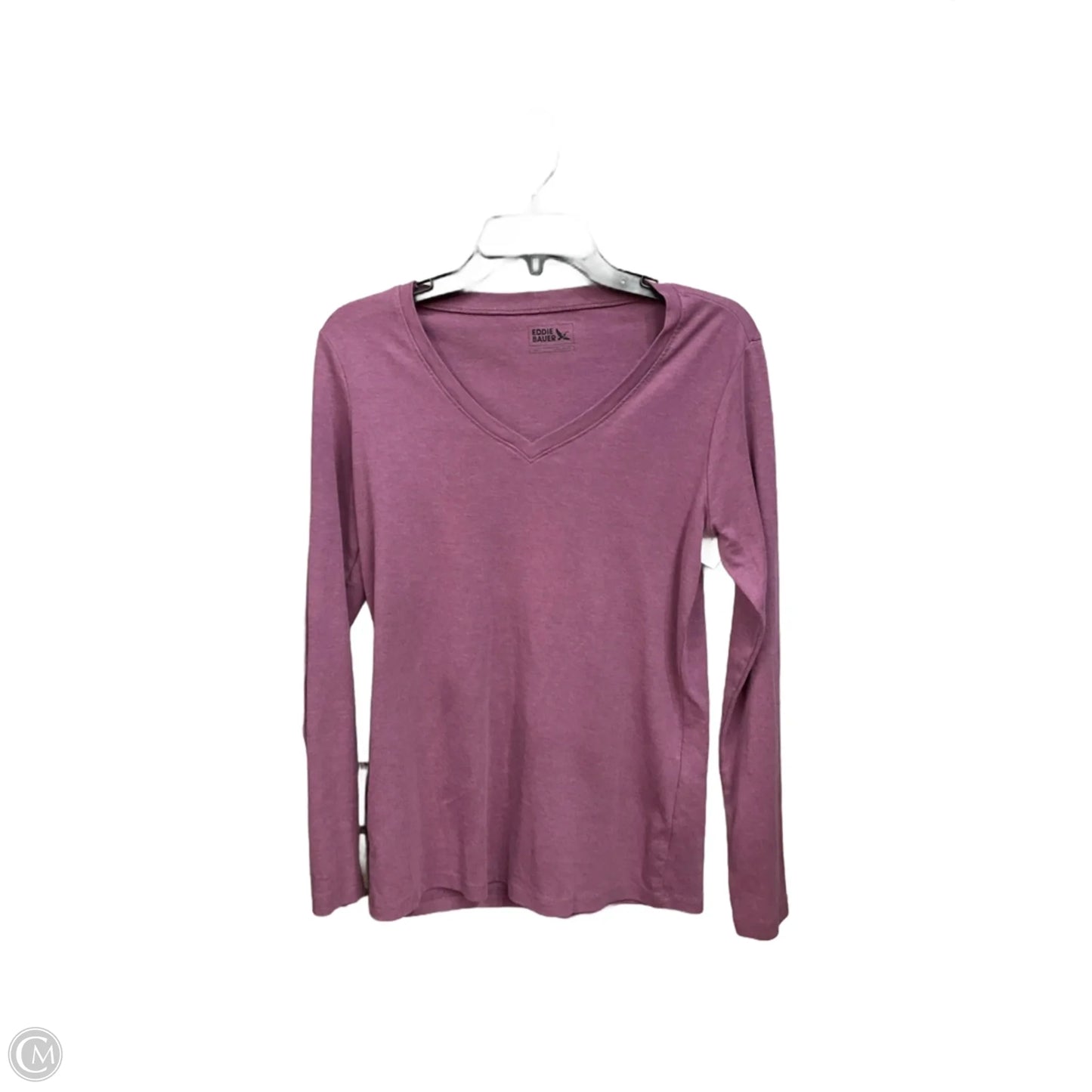 Top Long Sleeve Basic By Eddie Bauer In Purple, Size: L