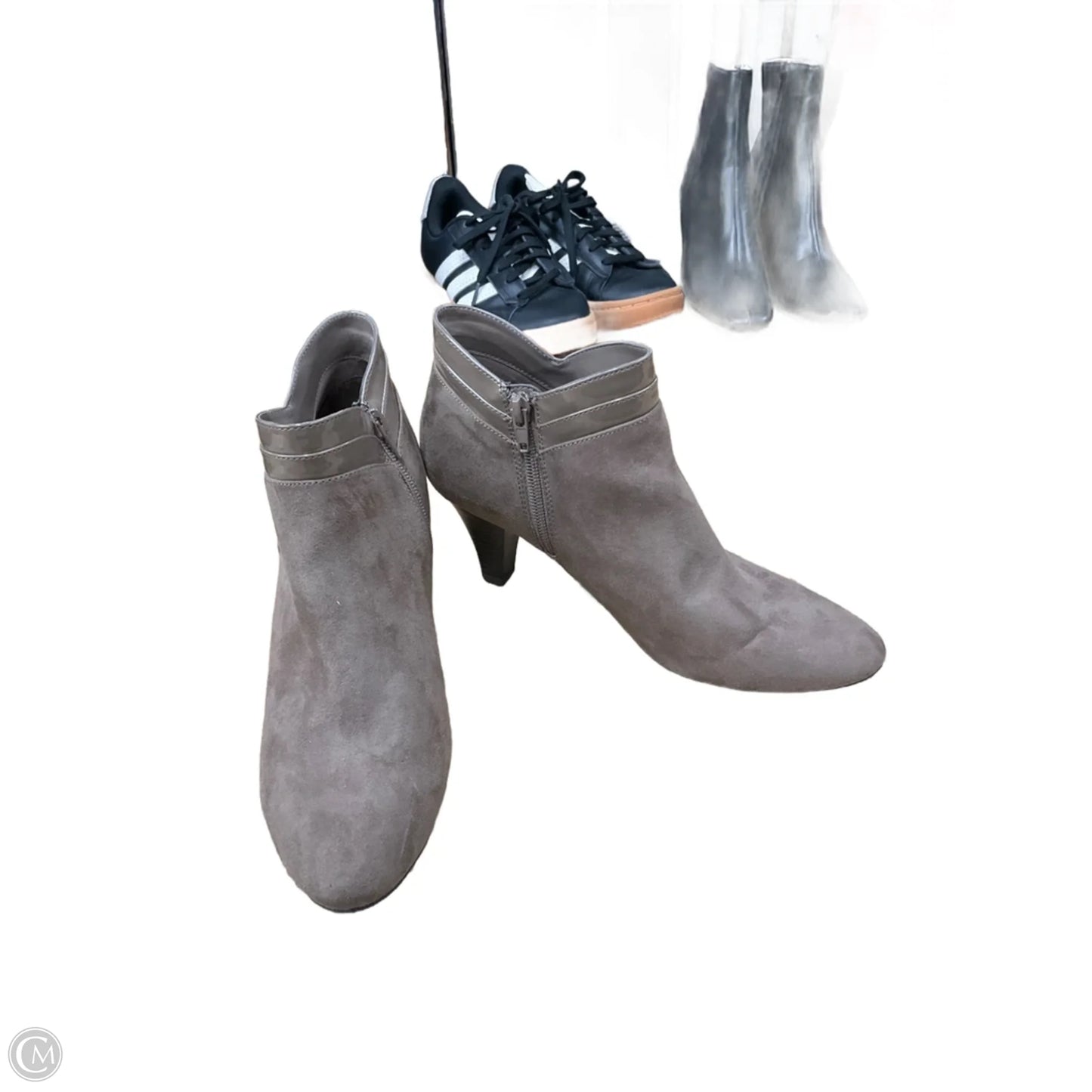 Boots Ankle Heels By East 5th In Taupe, Size: 9.5