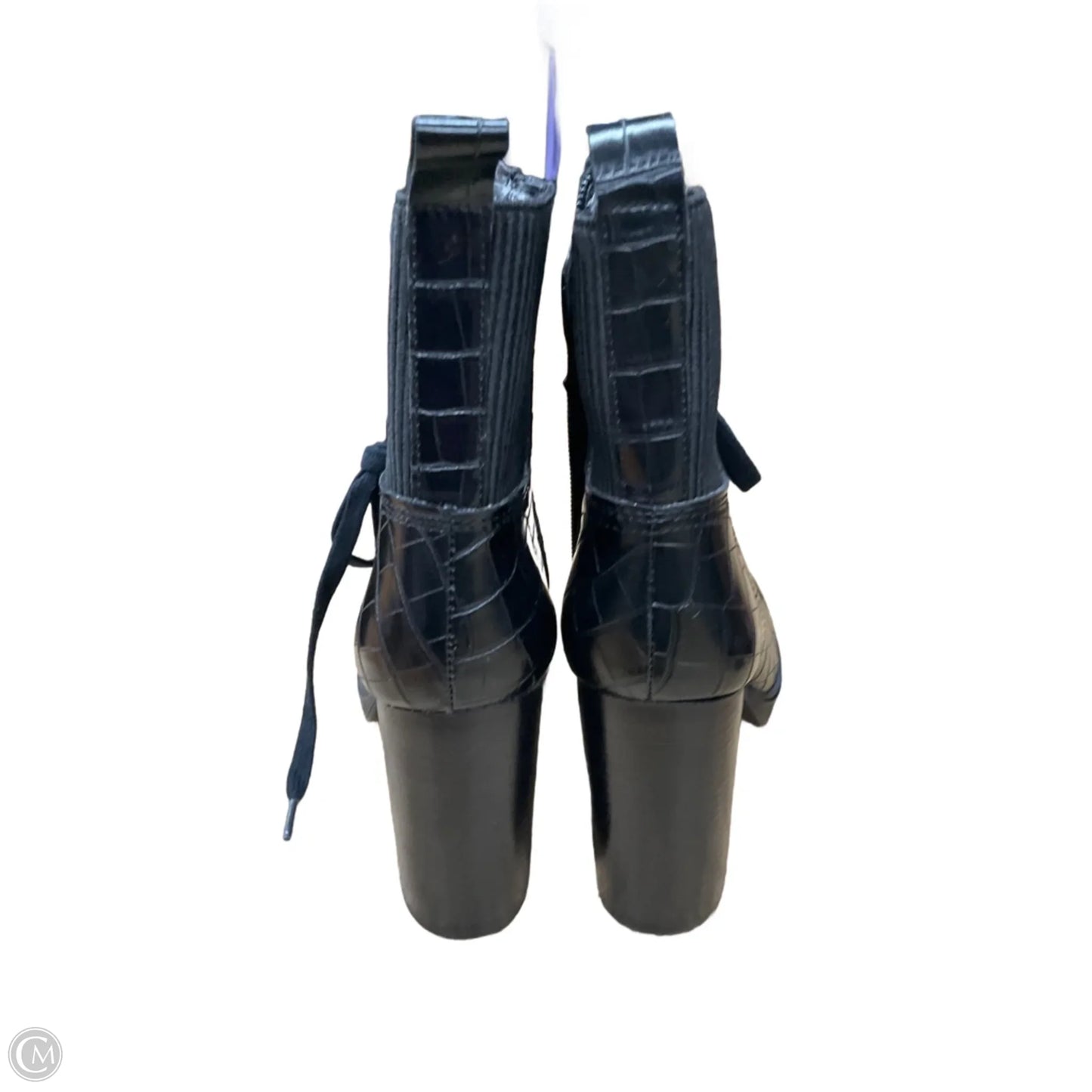 Boots Ankle Heels By Steve Madden In Black, Size: 8