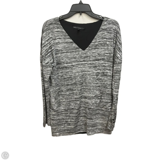 Top Long Sleeve By White House Black Market In Grey, Size: M