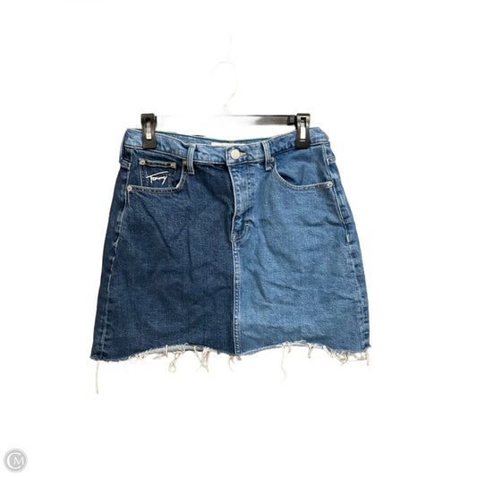 Skirt Mini & Short By Tommy Hilfiger In Blue Denim, Size: 10