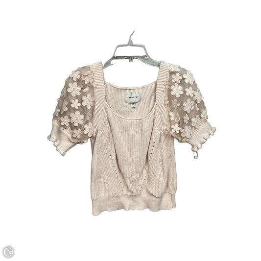 Top Short Sleeve By Industry In Pink, Size: L