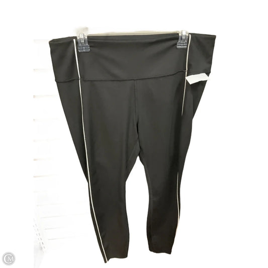 Athletic Leggings By Avia In Black, Size: Xxl