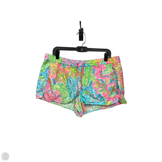 Shorts Designer By Lilly Pulitzer In Tropical Print, Size: Xl