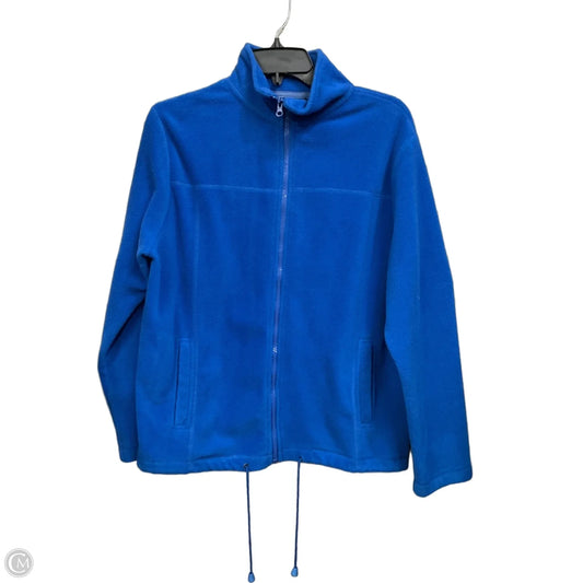 Jacket Fleece By Clothes Mentor In Blue, Size: Xl
