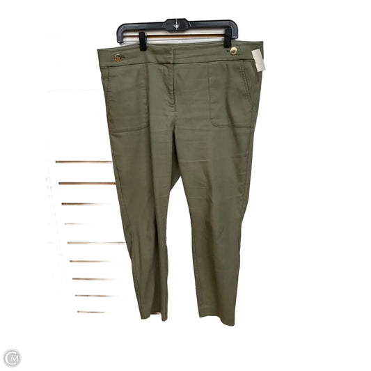 Pants Dress By Loft In Green, Size: 14