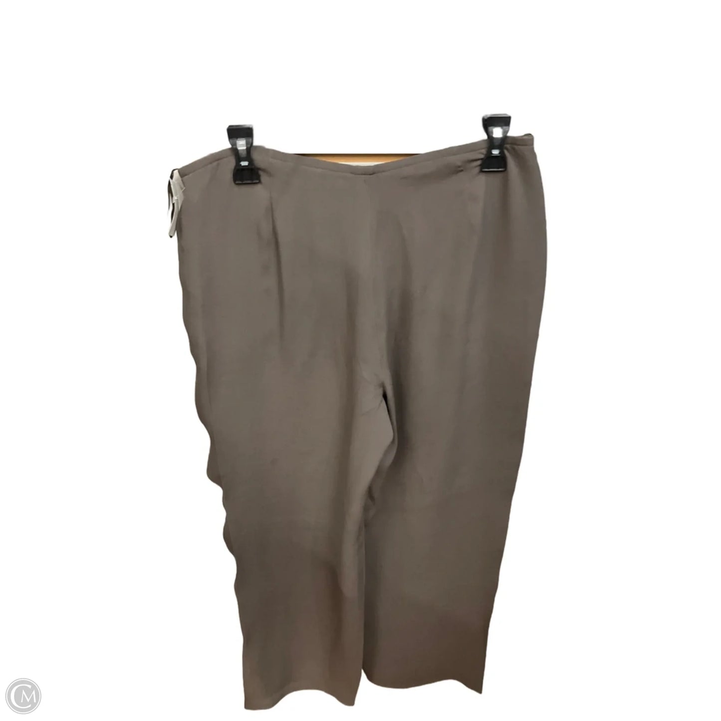 Pants Wide Leg By Eileen Fisher In Taupe, Size: 4p
