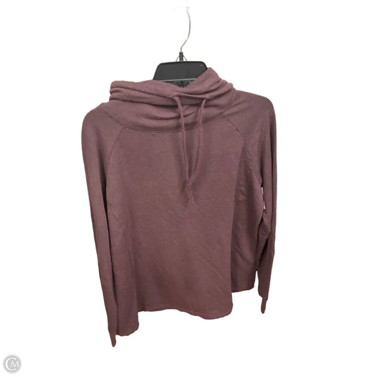 Athletic Top Long Sleeve Collar By 32 Degrees In Purple, Size: Xl