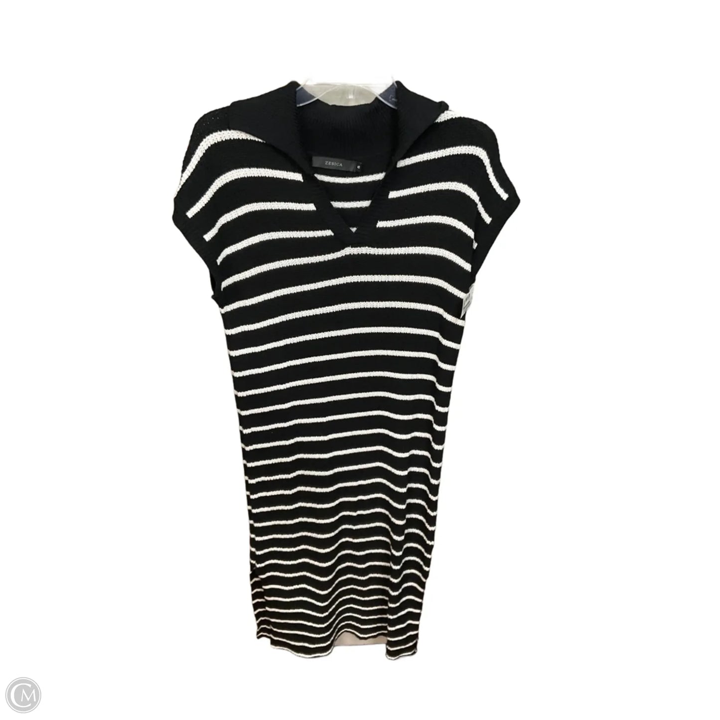 Dress Casual Midi By Zesica In Striped Pattern, Size: S