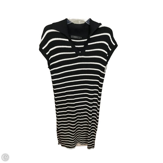 Dress Casual Midi By Zesica In Striped Pattern, Size: S