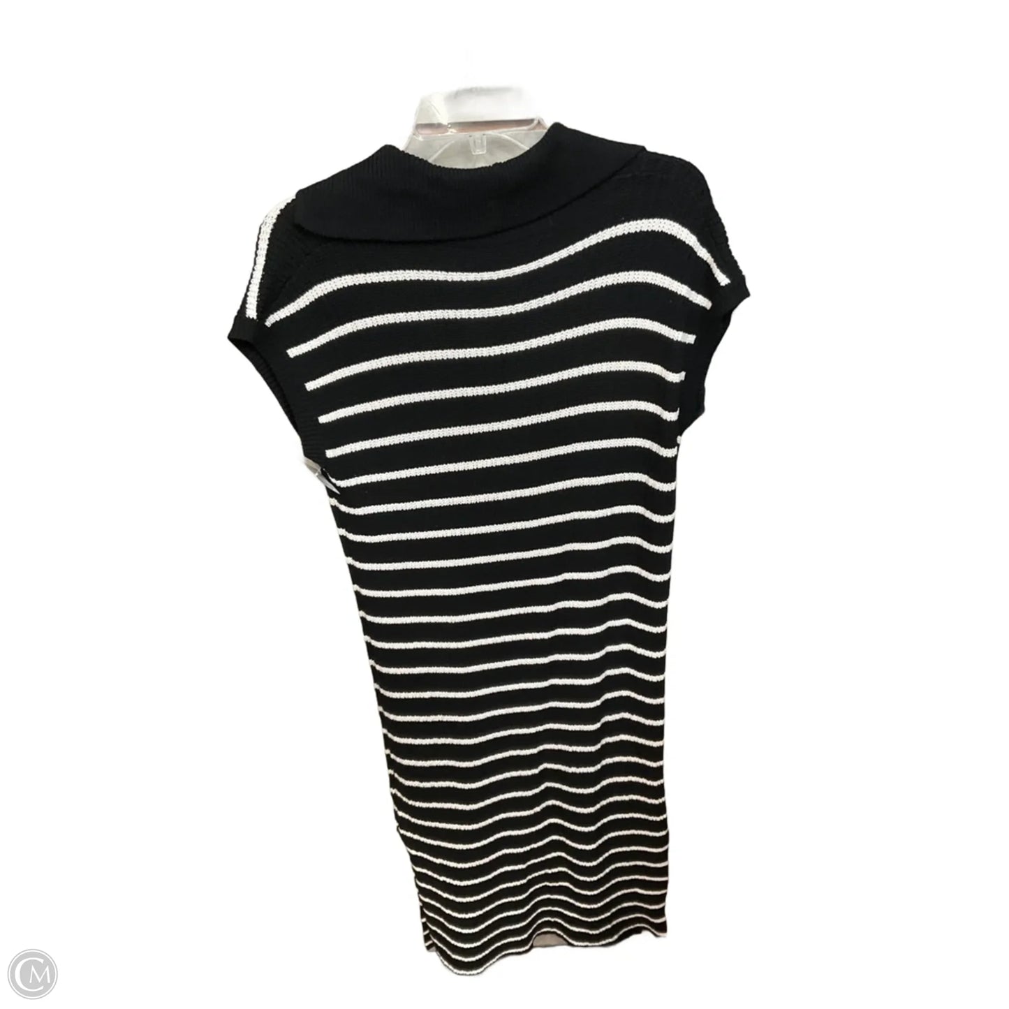 Dress Casual Midi By Zesica In Striped Pattern, Size: S