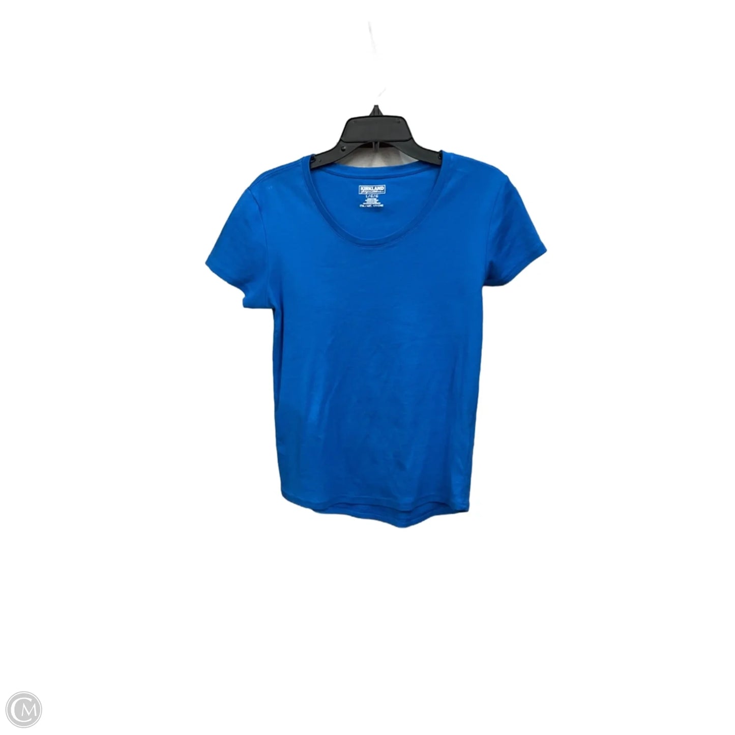 Top Short Sleeve Basic By Kirkland In Blue, Size: L