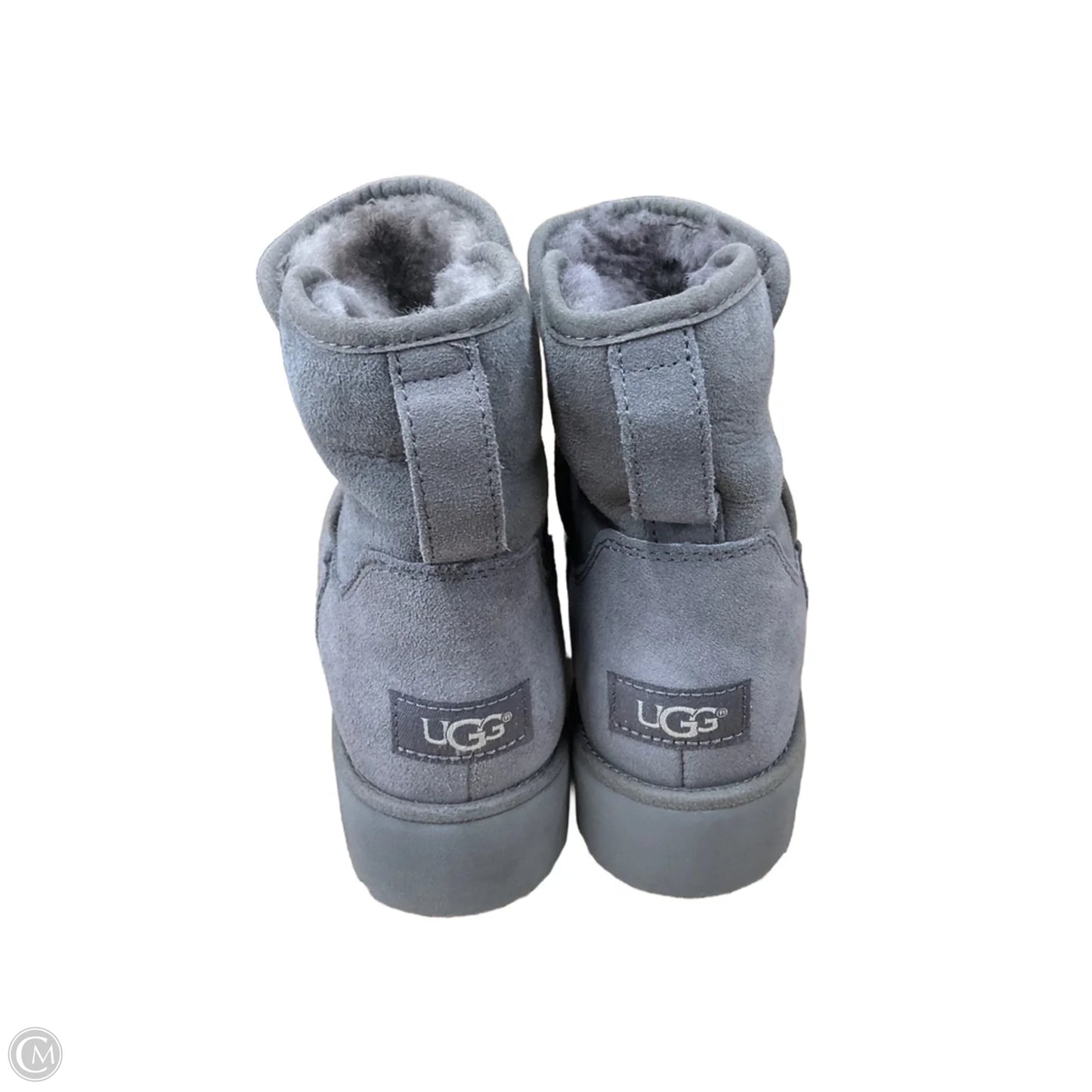 Boots Designer By Ugg In Grey, Size: 8