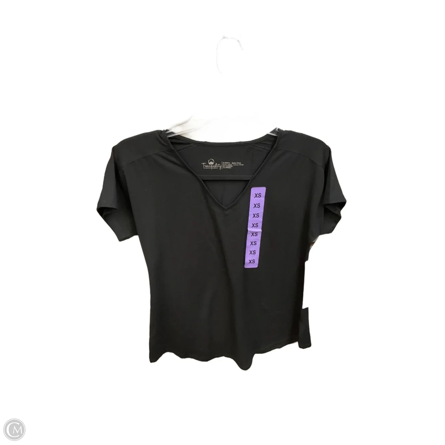 Top Short Sleeve By Tranquility In Black, Size: Xs