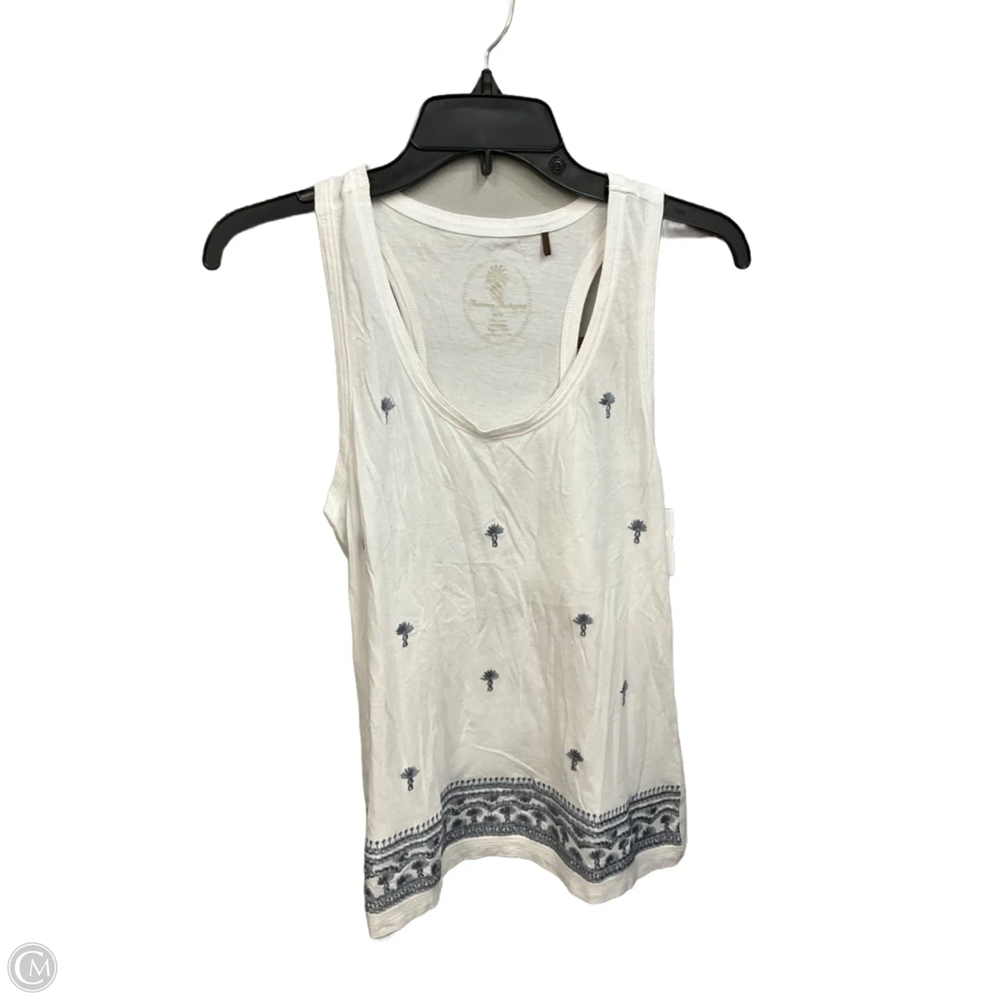 Top Sleeveless By Tommy Bahama In Green & White, Size: M